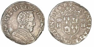 Henri II - Teston du Dauphiné 1560 Z (Grenoble)