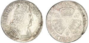 Louis XIV - Ecu aux trois couronnes 1711 C (Caen)