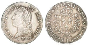 Louis XV - Ecu à la vieille tête 1772 L (Bayonne)