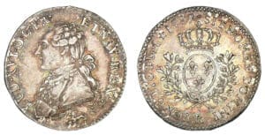 Louis XVI - Cinquième d'écu au buste habillé 1787 R (Orléans)