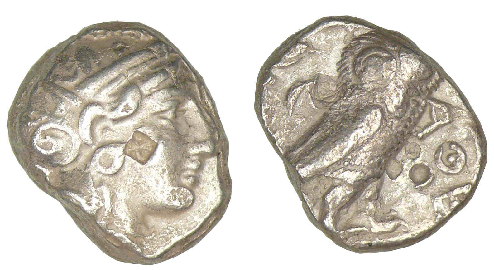 ATTIQUE - Athènes - Tétradrachme (350-306 av. J.-C.) ATTIQUE - Athènes - Tétradrachme (350-306 av. J.-C.)