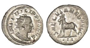 Philippe II - Antoninien (248, Rome) - Chèvre