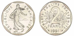 2 francs Semeuse 1991 