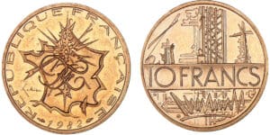 10 francs Mathieu 1982