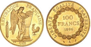 100 francs Génie 1886 A (Paris)