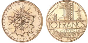 10 francs Mathieu 1983