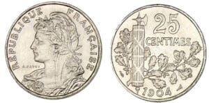 25 centimes Patey 1904