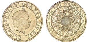 Angleterre - Elisabeth II - 2 pounds 2008