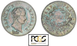 1/4 de franc Napoléon empereur - An 13 A (Paris)