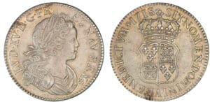 Louis XV - Ecu de France et de Navarre - 1718 A (Paris)