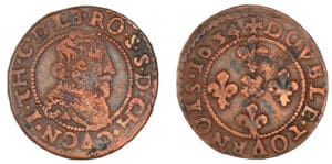 Cugnon - Jean-Théodore - Double tournois 1634