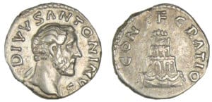 Antonin le Pieux - Denier (161, Rome) - Consecratio