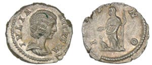 Julia Domna - Denier (209, Rome) - Junon