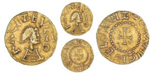 Mérovingien - Denier (Rézé) - Monétaire Domnigiselus