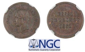 20 centimes Napoléon III - 1851 - Essai