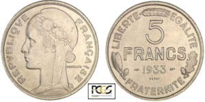 5 francs - Essai de Morlon 1933