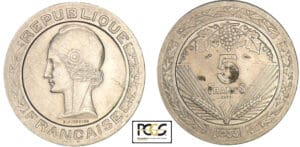 5 francs - Essai de Vezien grand module 1933
