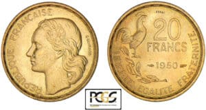 20 francs G. Guiraud 1950 - Essai
