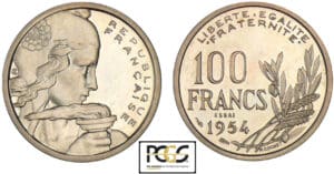 100 francs Cochet 1954 - Essai piéfort
