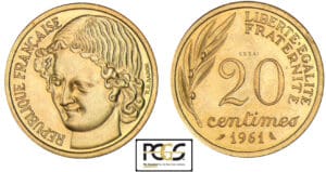 20 centimes - Concours de Baron 1961 - Essai