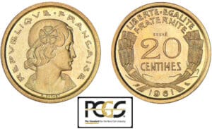 20 centimes - Concours de Cochet 1961 - Essai