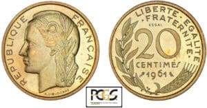 20 centimes - Concours de Dieudonné 1961 - Essai