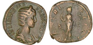 Julia Mamée - Sesterce (224, Rome) - Vénus