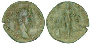 Antonin le Pieux - Sesterce (142, Rome) - L'Abondance