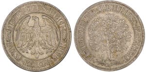 Allemagne - 5 reichsmark 1927 A (Berlin)