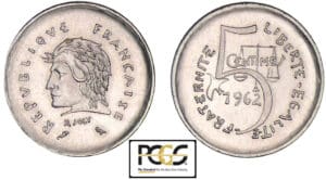 5 centimes - 1ère épreuve de Joly 1962