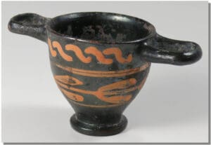 Grecque - Petite coupe en terre noire - IVème-Vème siècle av. J.-C.