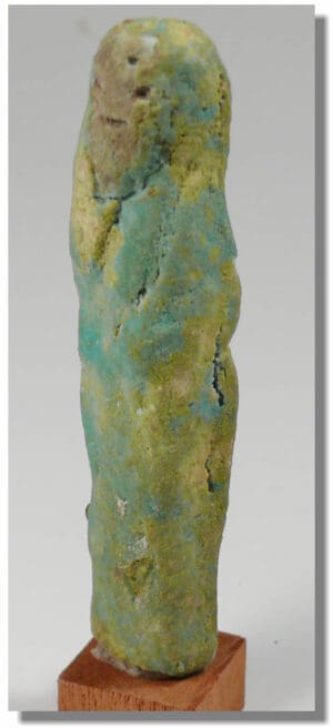 Egyptien - Oushebti bleu turquoise - VIIème-IVème siècle av. J.-C.