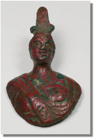 Romain - Buste en bronze - Ier-IIIème siècle ap. J.-C.