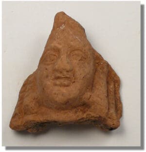Romain - Visage en terre cuite - Ier-IIIème siècle ap. J.-C.