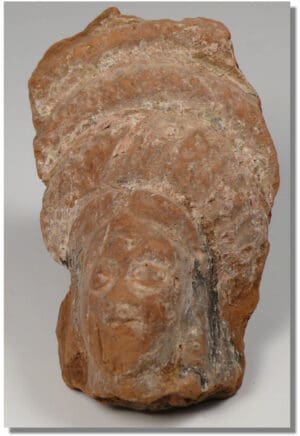 Romain - Visage en terre cuite - Ier-IIIème siècle ap. J.-C.
