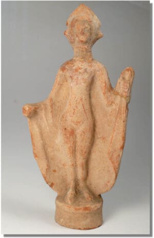 Romain - Importante statue en terre cuite - Ier-IIIème siècle ap. J.-C.