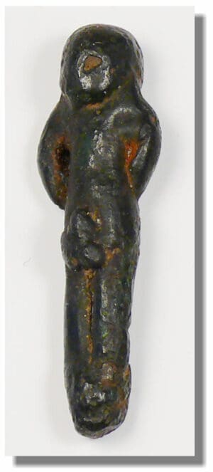 Romain - Statuette en bronze phalique - Ier-IIIème siècle ap. J.-C.