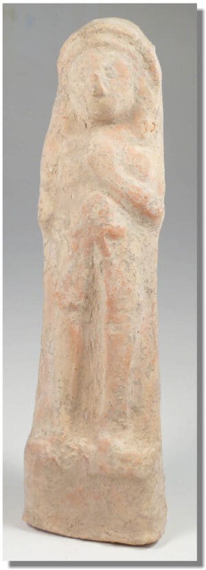 Carthage - Importante statuette en terre cuite - IIème-IVème siècle ap. J.-C.