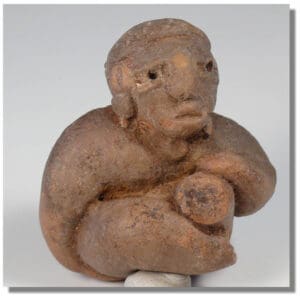 Précolombien - Olmeque - Statuette en terre cuite - 900-600 ap. J.-C.