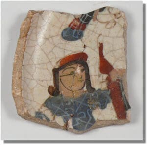 Iran - Fragment de poterie - 1400 ap. J.-C.