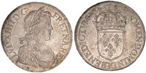 Louis XIV - Ecu à la mèche longue - 1648 K (Bordeaux)