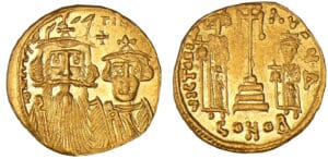 Constans II - Solidus (641-668, Constantinople)