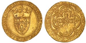 Charles VI - Ecu d'or à la couronne - 3ème émission (Paris)