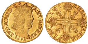 Louis XIV - Louis d'or à la mèche longue - 1652 (rat) (Arras)