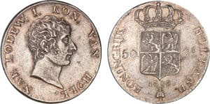 Royaume de Hollande - Louis Napoléon - 50 stuivers 1808 (Utrecht)