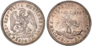 Mexique - 2 pesos 1914 GRO (Guerrero)