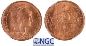 5 centimes Dupuis 1897 - Essai