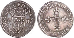 Louis XIV - Quart d'écu - 1643 N (Montpellier)