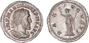 Maximin 1er - Denier (325-6, Rome) - La Paix