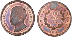 10 centimes Napoléon II 1816 - Essai